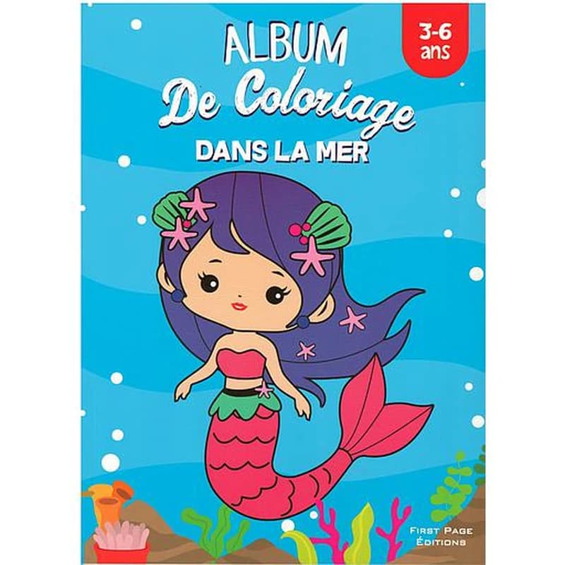 DANS LA MER ALBUM DE COLORIAGE