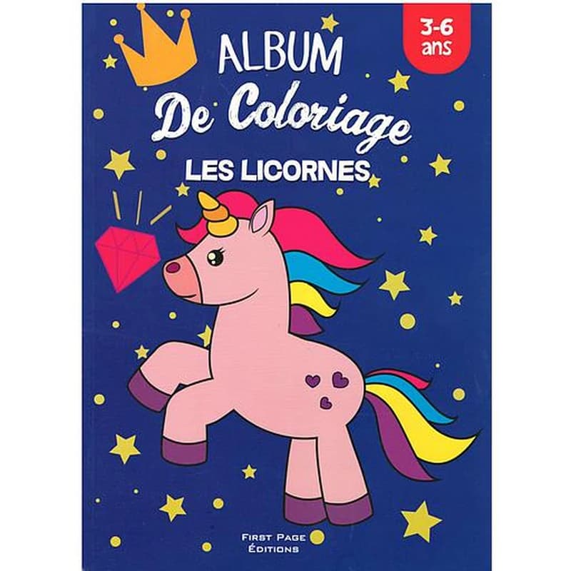 LES LICORNES ALBUM DE COLORIAGE