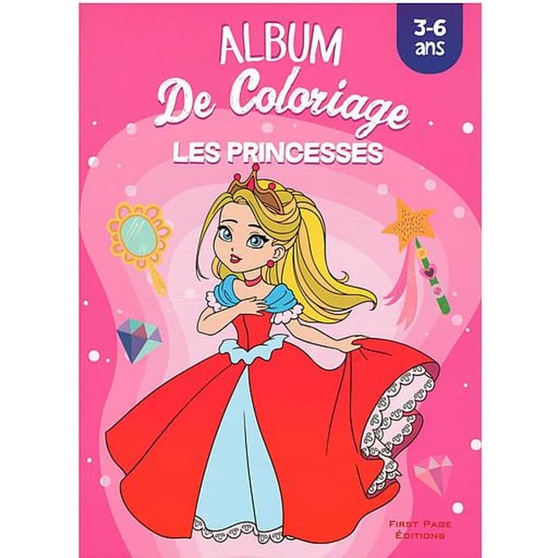 LES PRINCESSES ALBUM DE COLORIAGE