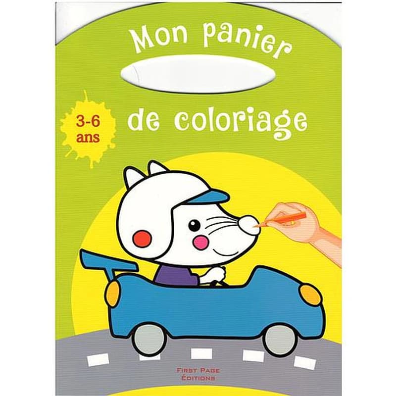 VEHICULE MON PANIER DE COLORIAGE