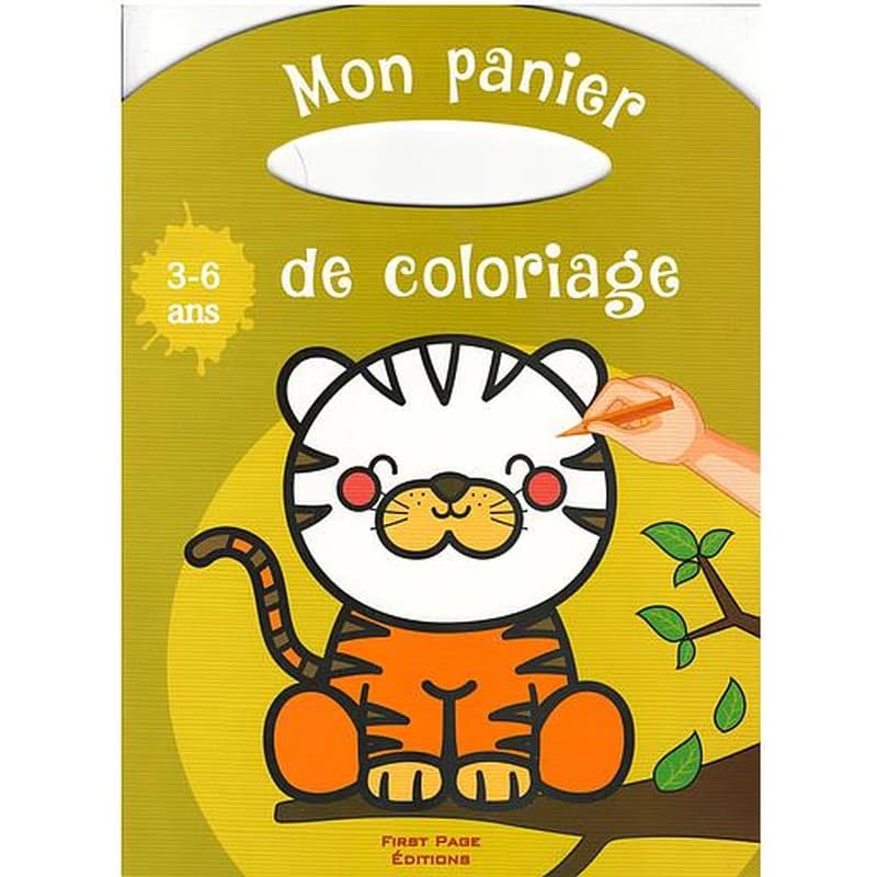 ANIMAUX DOMISTIQUES MON PANIER DE COLORIAGE