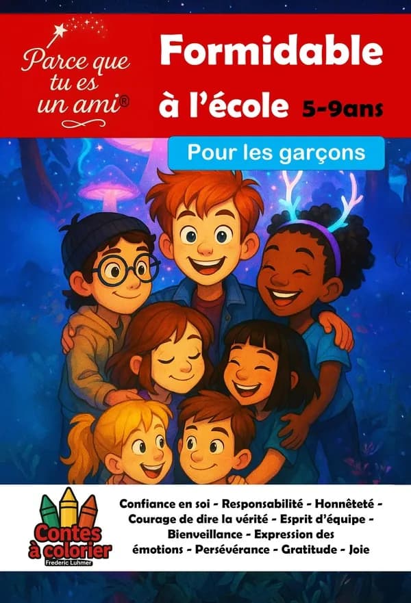 Parce que tu es un ami formidable à l'école ; Pour les garçons