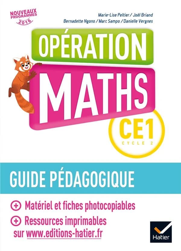 Opération maths : CE1 ; guide pédagogique (édition 2017)