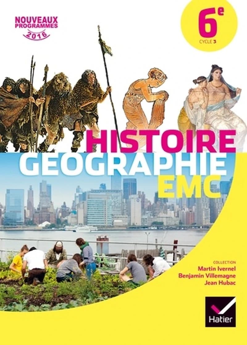 Histoire-géographie, EMC, 6e cycle 3 : nouveaux programmes 2016
