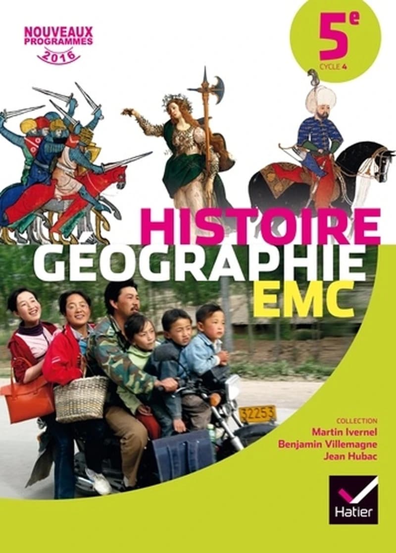 Histoire-géographie, EMC, 5e cycle 4 : nouveaux programmes 2016