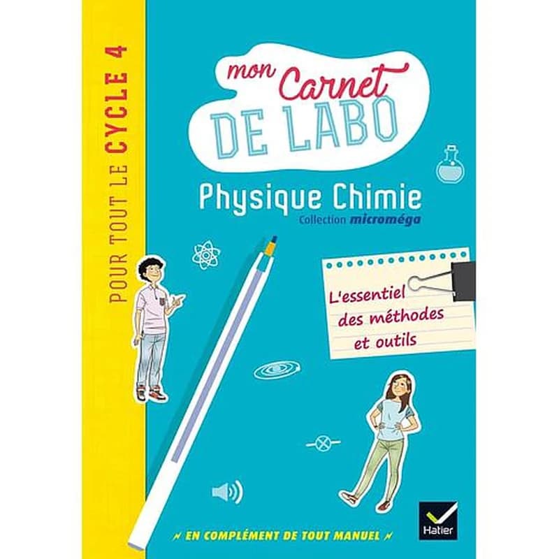 Microméga : physique-chimie ; cycle 4 ; mon carnet de labo (édition 2017)