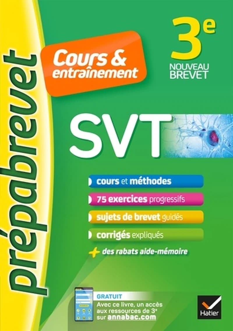 SVT 3E - PREPABREVET COURS &amp; ENTRAINEMENT