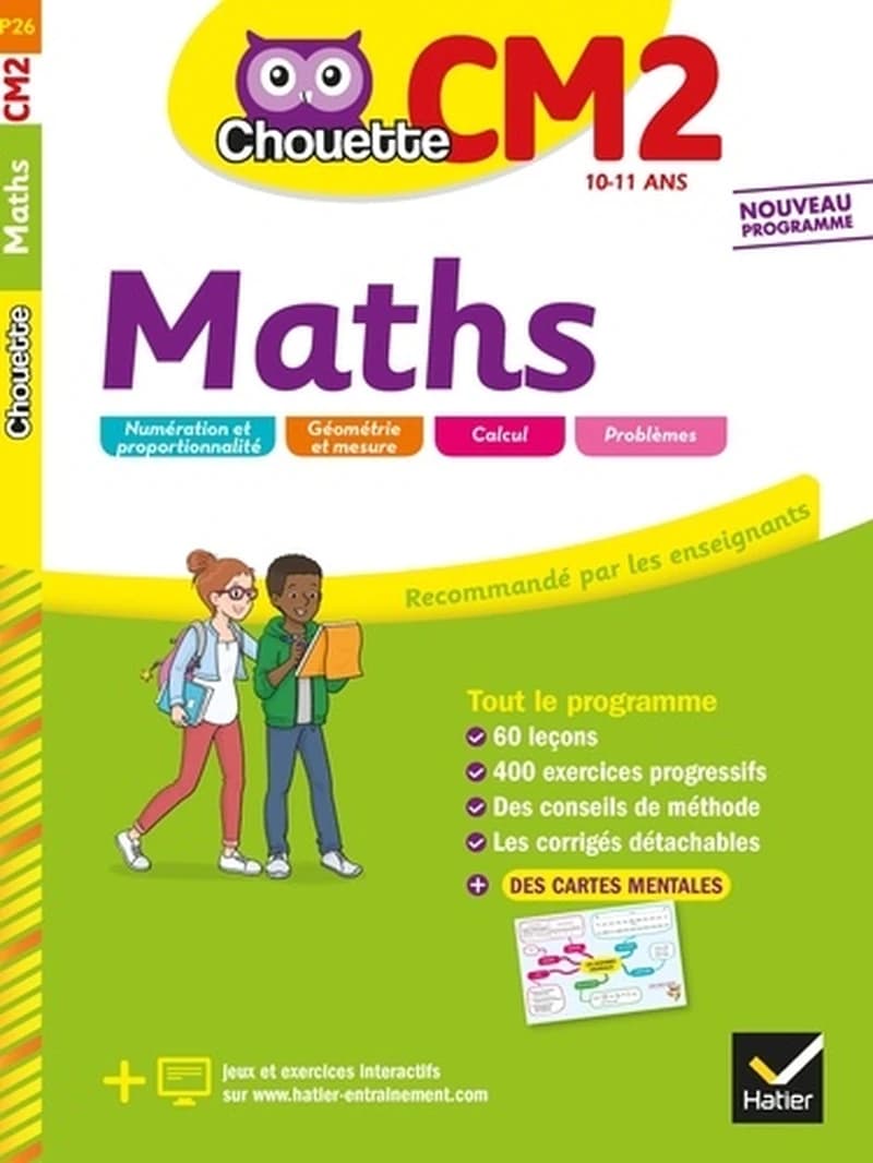 Chouette entraînement ; maths ; CM2