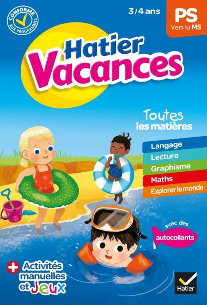 HATIER VACANCES ; PS vers la MS