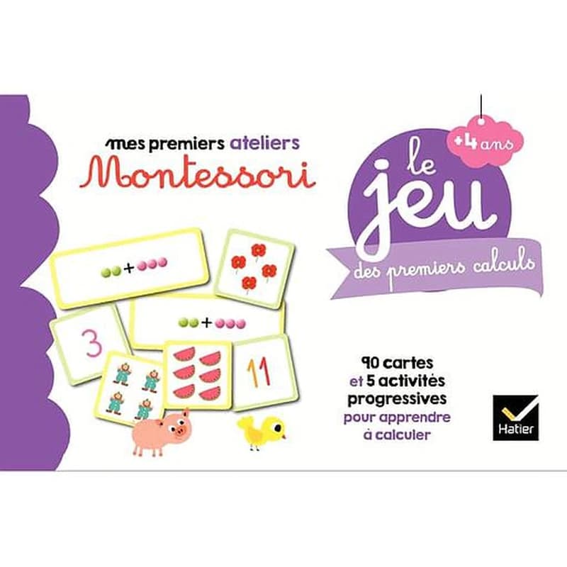 Le jeu des premiers calculs : Avec 90 cartes et 5 activités progressives pour apprendre à calculer
