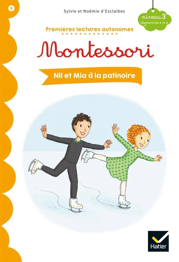 Nil et Mia à la patinoire