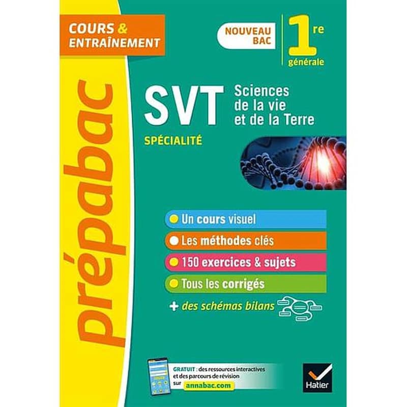 Prépabac cours & entraînement ; SVT ; 1re, spécialité (édition 2019)