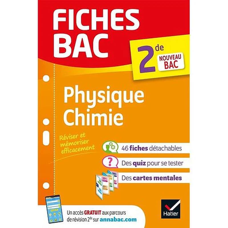 Fiches bac Tome 43 : physique-chimie ; 2de