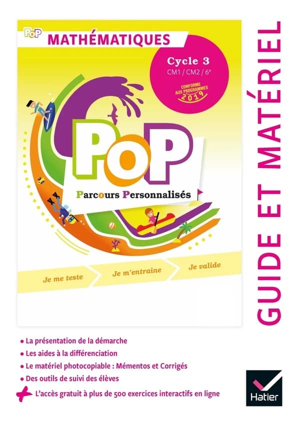 POP : mathématiques ; cycle 3 ; guide et matériel (édition 2019)