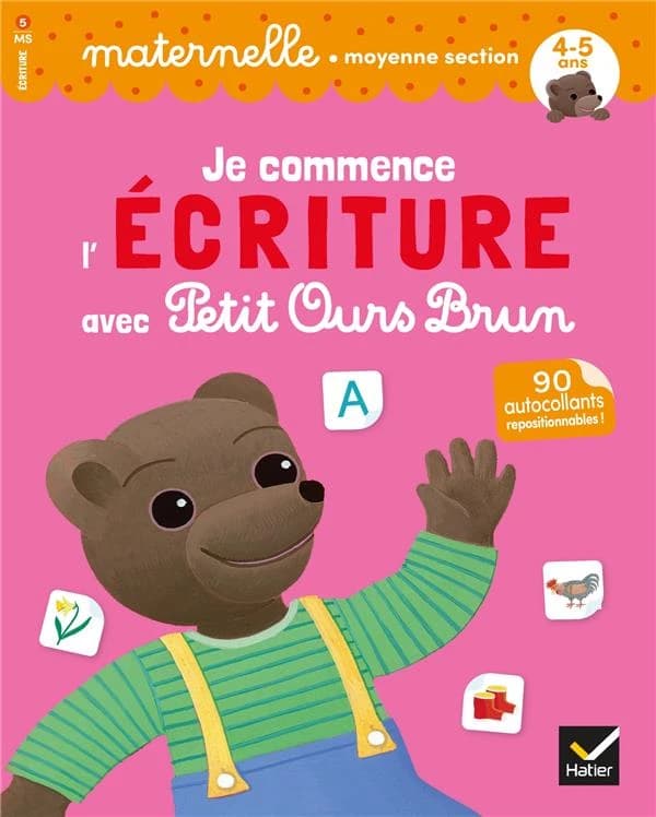 Je commence l'écriture avec Petit Ours Brun ; MS