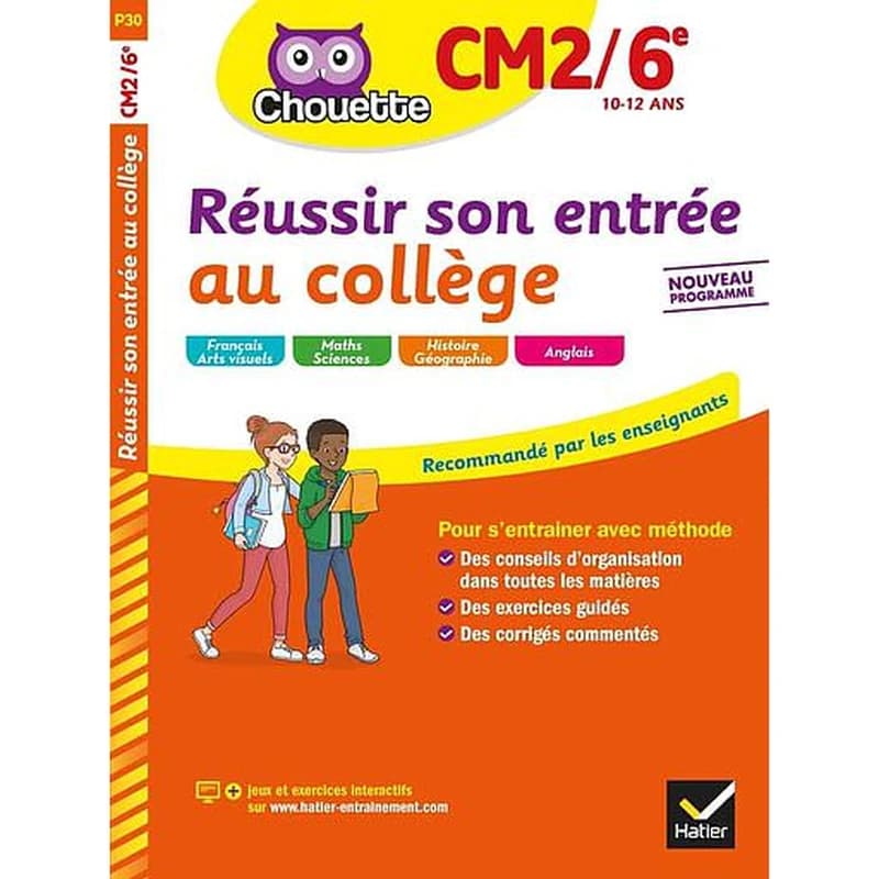 Réussir son entrée au collège CM2