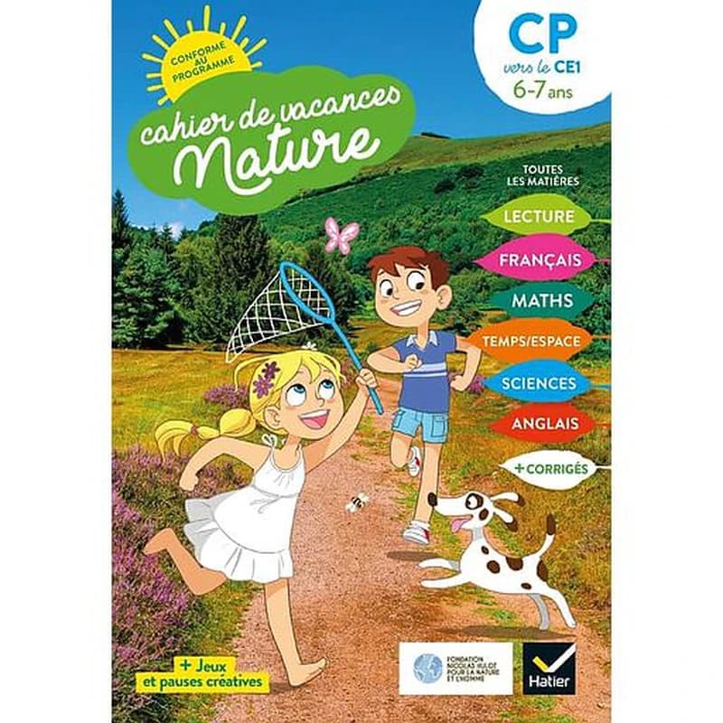 CAHIER DE VACANCES NATURE DU CP AU CE1 6