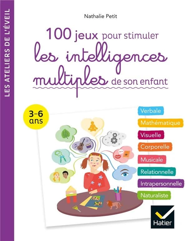 100 jeux pour stimuler les intelligences multiples de son enfant : 3-6 ans
