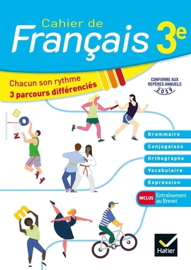 Cahier de français : 3e ; cahier de l'élève (édition 2020)