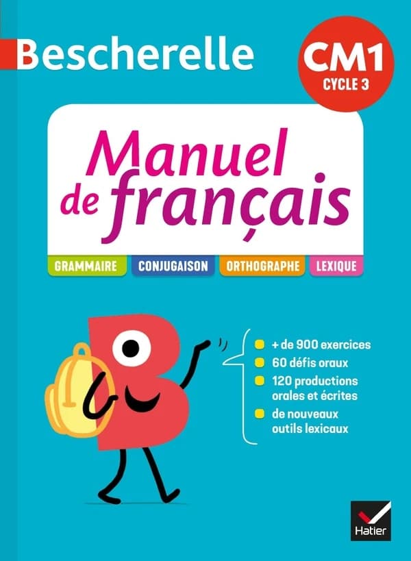 Manuel de français : grammaire, conjugaison, orthographe, lexique : CM1