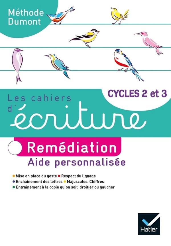 Les cahiers d'écriture Tome 4 : cycle 2 et 3 ; remédiation ; aide personnalisée (édition 2020)