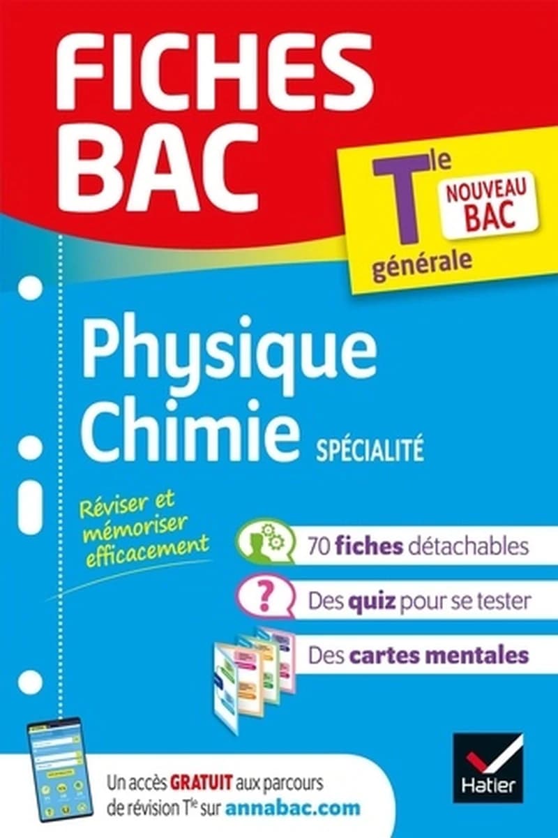 Physique chimie spécialité, terminale