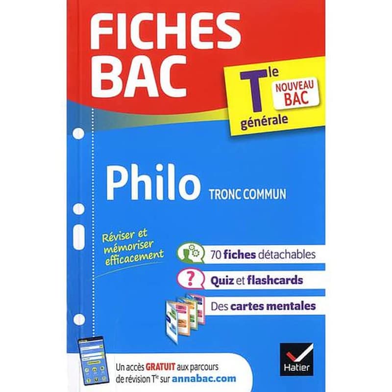 Fiches bac : philosophie, tronc commun ; terminale