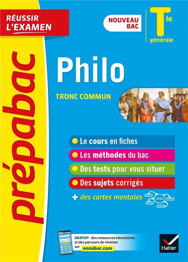 Prépabac réussir l'examen : philosophie, tronc commun ; terminale générale (édition 2020