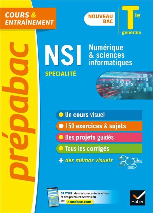 Numérique et sciences informatiques : spécialité : Tle générale nouveau Bac