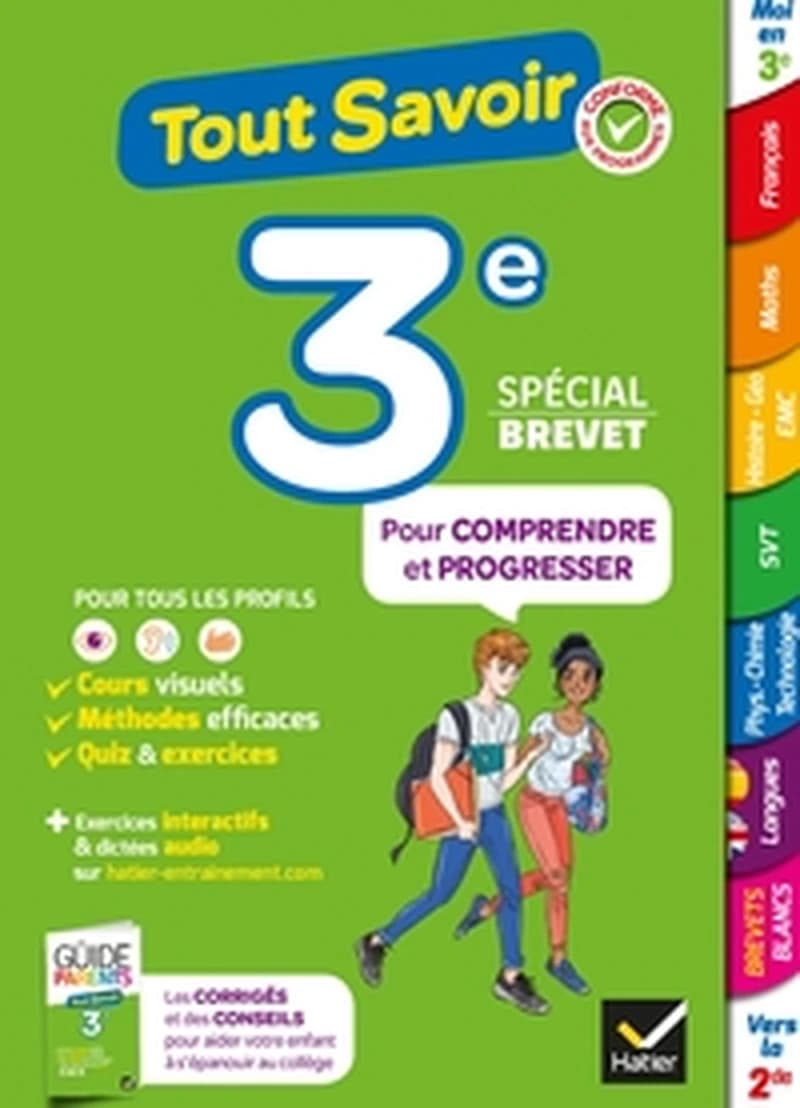 Tout savoir : 3e, spécial brevet