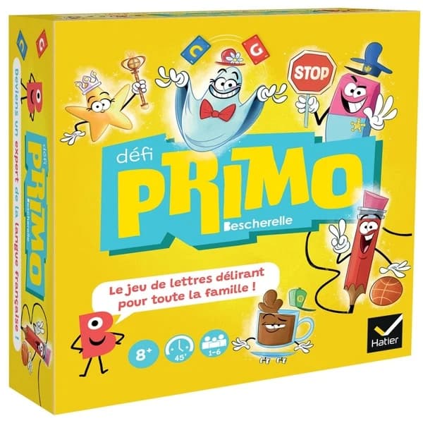 Bescherelle : Défi Primo : Le jeu de lettres délirant pour toute la famille !