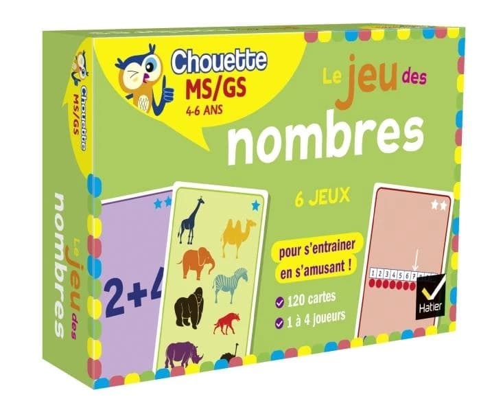 Chouette entraînement : le jeu des nombres ; MS-GS