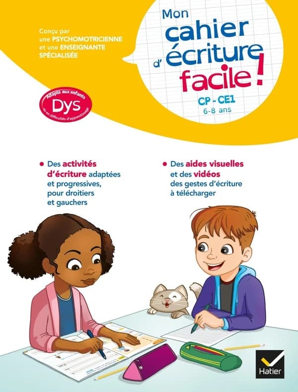 Ma méthode d'écriture facile ! CP, CE1 ; dys