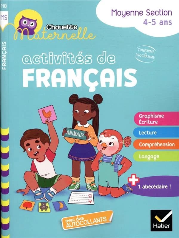 Chouette entraînement : activités de français ; MS