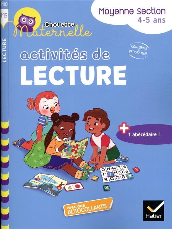 Chouette entraînement : activités de lecture ; MS