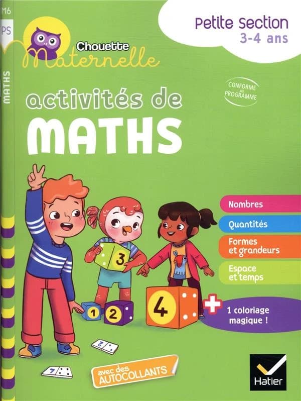 Chouette entraînement : activités de maths ; PS
