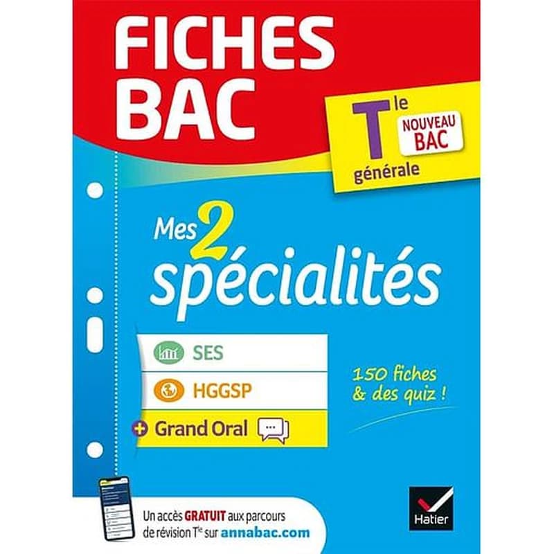 Mes 2 spécialités Tle générale : SES, HGGSP & Grand Oral