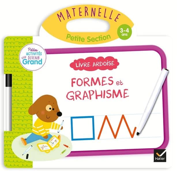 Livre ardoise Formes et graphisme petite section
