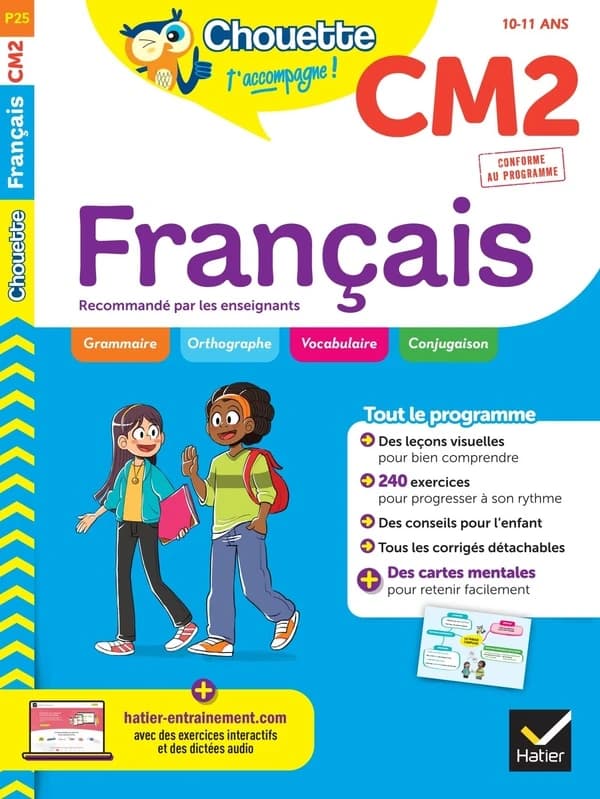 Chouette entraînement Tome P25 : français ; CM2