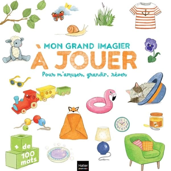 Mon grand imagier à jouer : pour m'amuser, grandir, rêver