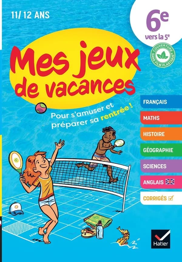 Mes jeux de vacances ; 6e vers la 5e