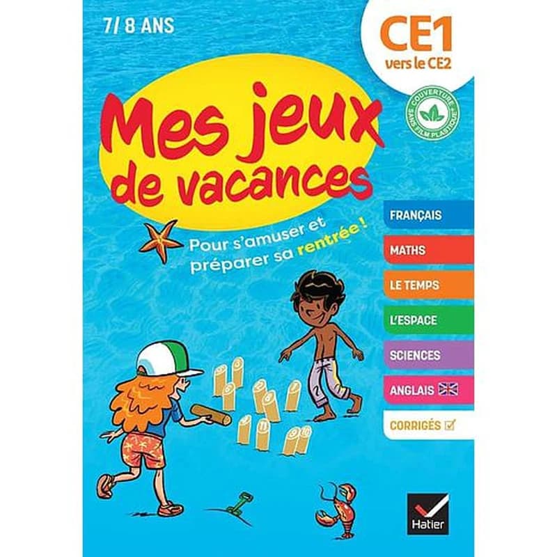 Mes jeux de vacances ; CE1 vers le CE2