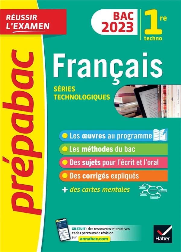 Prépabac réussir l'examen : français ; 1re technologique