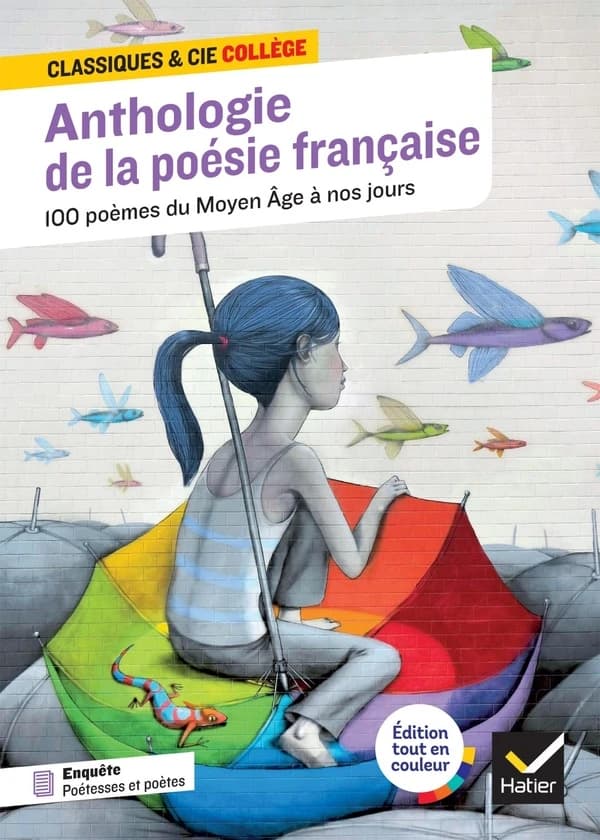 Anthologie de la poésie française : 100 poèmes du Moyen Âge à nos jours