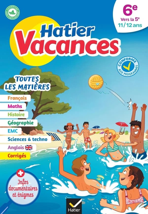 Hatier vacances de la 6e vers la 5e : Toutes les matières
