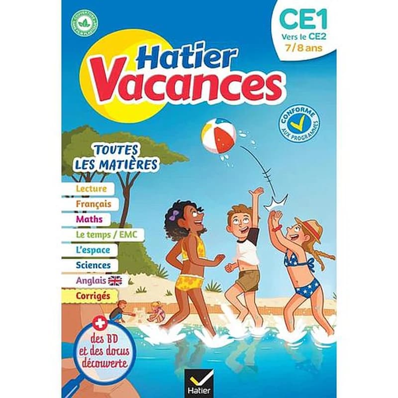 Hatier vacances : toutes les matières ; CE1 vers CE2