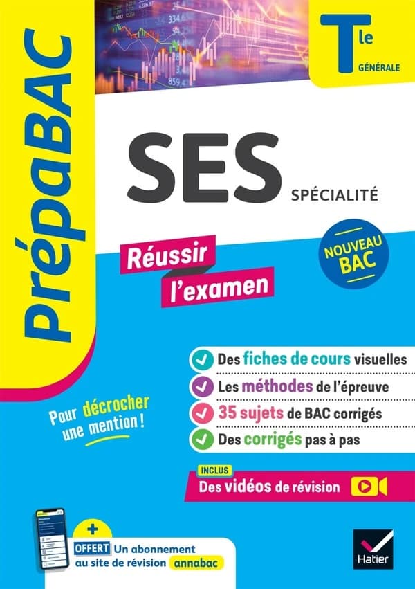 Prépabac réussir l'examen : SES, spécialité ; terminale générale
