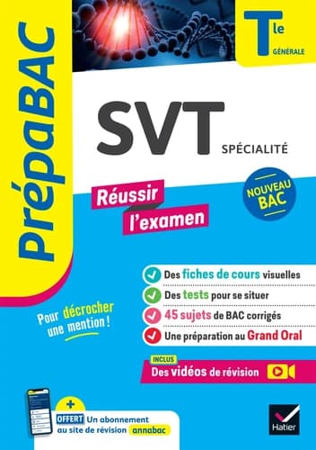 Prépabac réussir l'examen : SVT, spécialité ; terminale générale