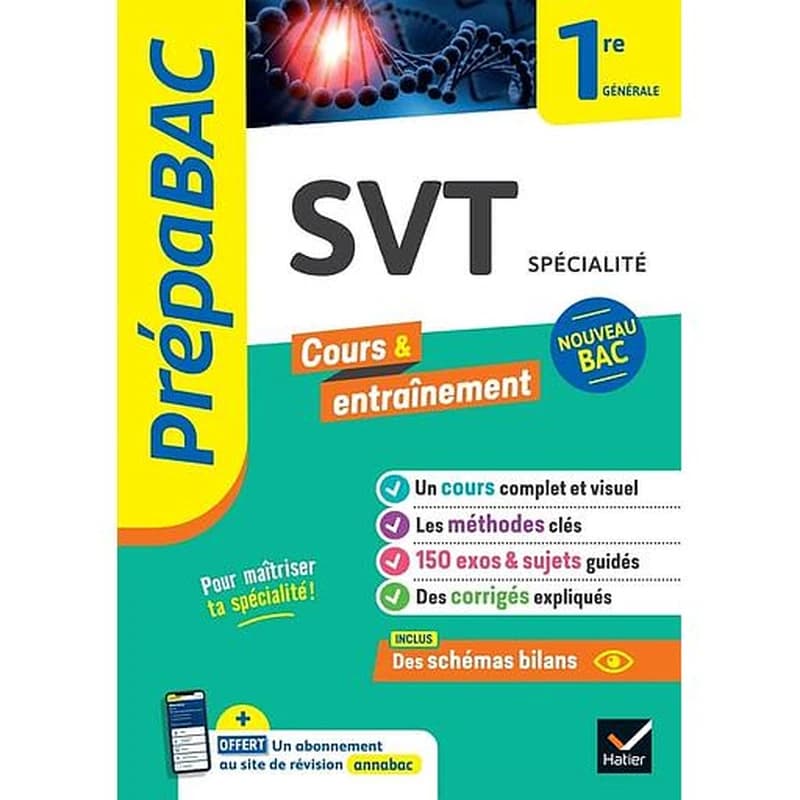 Prépabac cours & entraînement : SVT, spécialité ; 1re générale