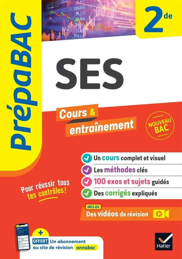 Prépabac cours & entraînement : SES ; 2de